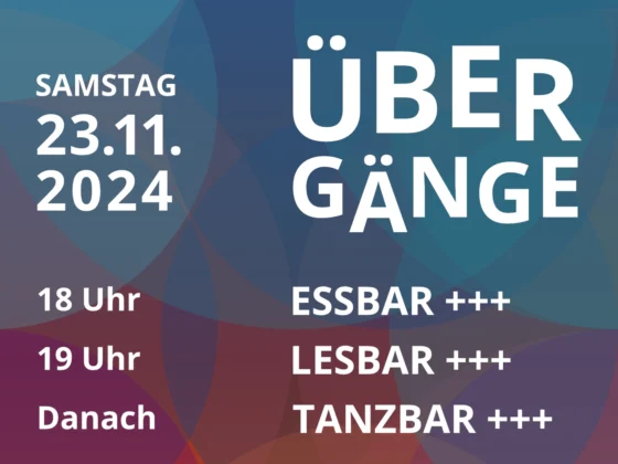 23.22.2024 Übergänge + Essbar + Lesbar + Tanzbar